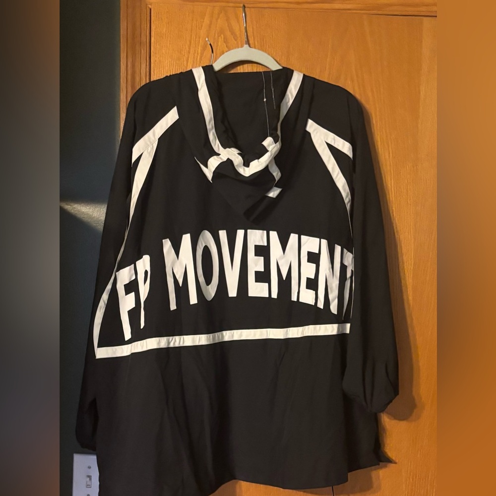 FP Movement Care Like the Wind Black and White Anorak Jacket